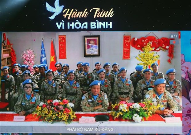 Parcours pour la paix des Casques bleus vietnamiens hinh anh 1