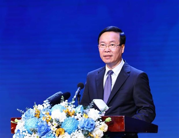 Le president Vo Van Thuong salue les contributions de la sante vietnamienne hinh anh 1