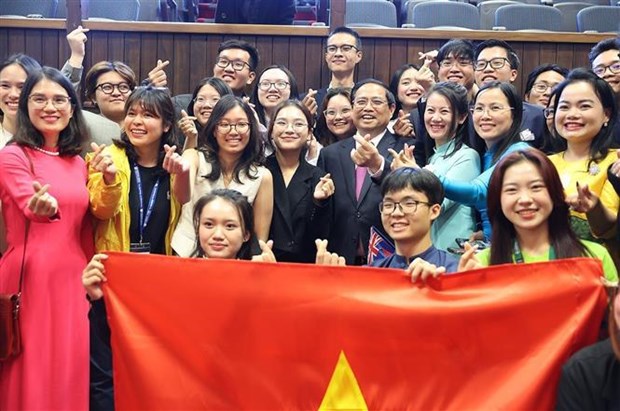 Le PM Pham Minh Chinh prononce un discours politique a l'Universite Victoria de Wellington hinh anh 2