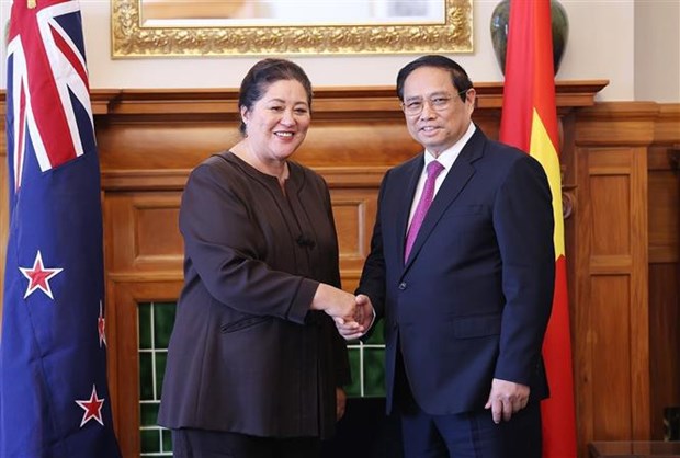 Le PM Pham Minh Chinh rencontre la gouverneure generale de la Nouvelle-Zelande hinh anh 1