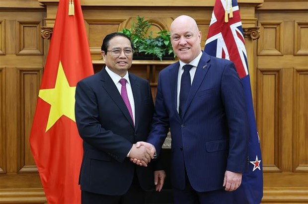Entretien entre les Premiers ministres vietnamien et neo-zelandais hinh anh 1