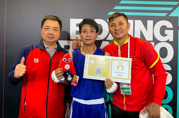 La boxeuse Vo Thi Kim Anh qualifiee pour les JO de Paris 2024 hinh anh 1