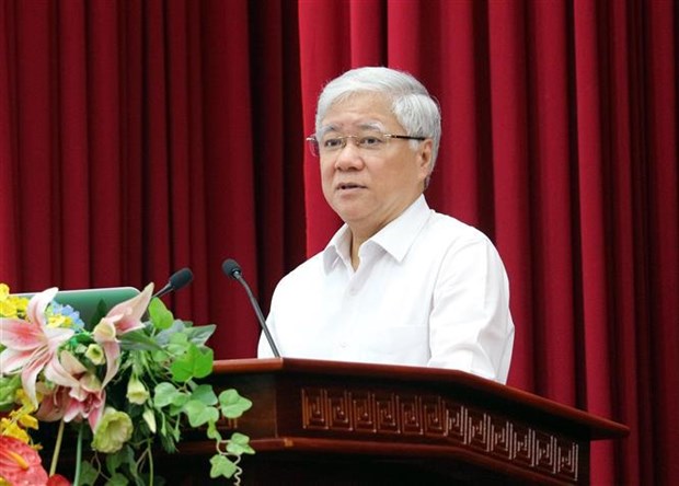 Conference sur le livre du secretaire general Nguyen Phu Trong sur la grande union nationale hinh anh 1