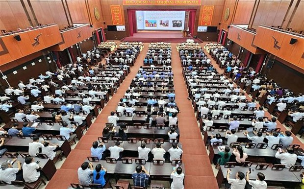 Conference sur le livre du secretaire general Nguyen Phu Trong sur la grande union nationale hinh anh 2