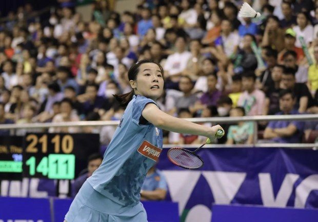 La joueuse de badminton Nguyen Thuy Linh vise haut au Swiss Open 2024 hinh anh 1