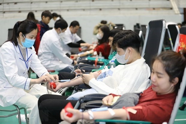 Ha Nam collecte plus de 6.000 unites de sang lors de la Fete du Printemps Rouge hinh anh 1