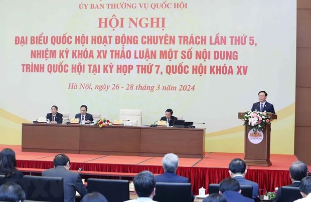 Les deputes a plein temps tiennent leur 5e reunion a Hanoi hinh anh 1
