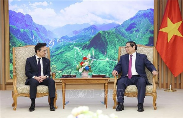 Le Premier ministre Pham Minh Chinh recoit l'ambassadeur de Thailande au Vietnam hinh anh 1