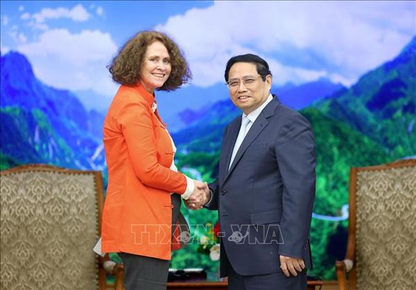 Le PM recoit la directrice nationale de la BM au Vietnam hinh anh 1