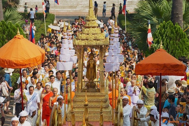 Le Vietnam felicite le Laos et le Cambodge a l'occasion du Nouvel An traditionnel hinh anh 1