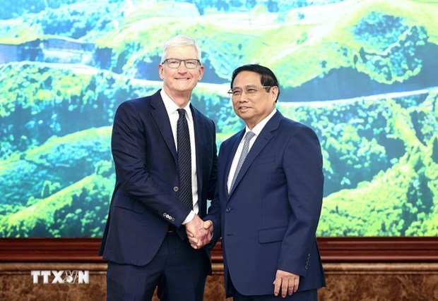 Apple invitee a aider le Vietnam a participer plus profondement a la chaine de valeur mondiale hinh anh 1
