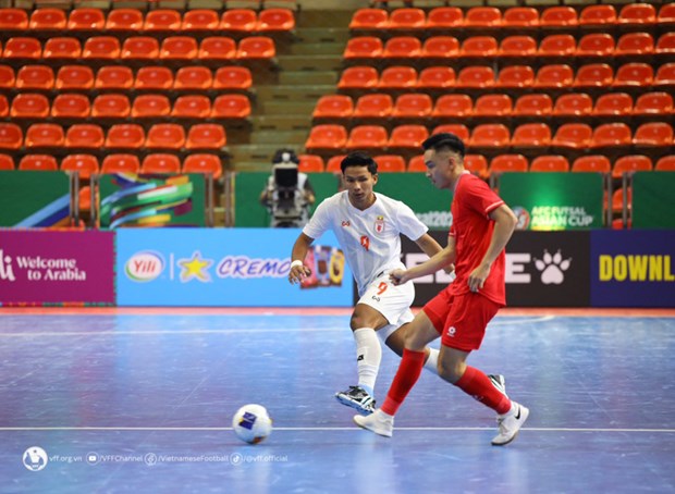 Coupe d'Asie de futsal de l'AFC: le Vietnam fait match nul contre le Myanmar hinh anh 1