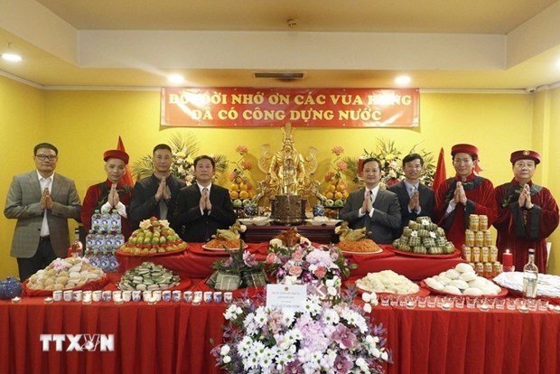 Les Vietnamiens en Russie commemorent les rois Hung hinh anh 1