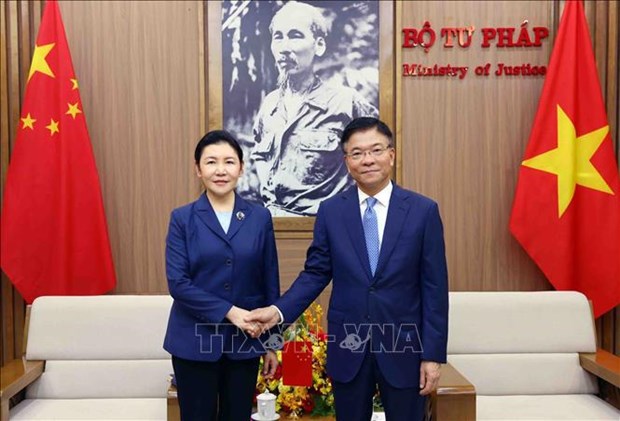 Le Vietnam et la Chine promeuvent la cooperation juridique hinh anh 1