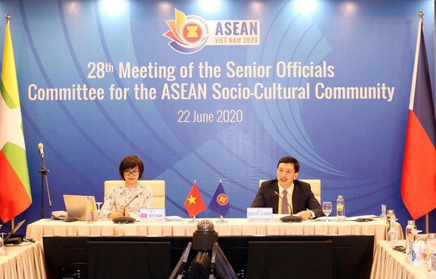 Le Comite des hauts fonctionnaires de la Communaute socio-culturelle de l’ASEAN tient sa 28e reunion hinh anh 1