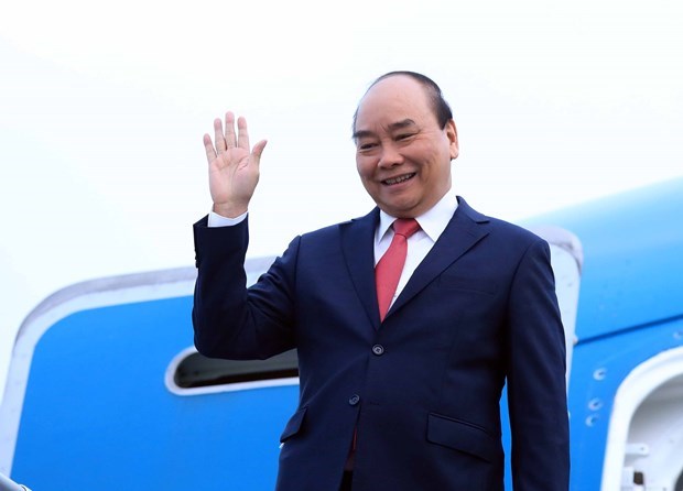 Le president Nguyen Xuan Phuc part pour une visite d’Etat au Cambodge hinh anh 1