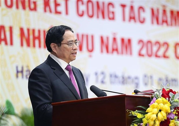 Le PM Pham Minh Chinh assigne des taches au secteur de l’interieur hinh anh 1