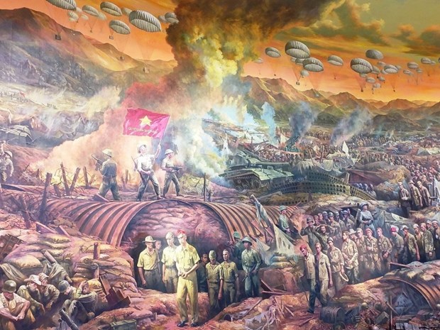 La bataille de Dien Bien Phu se raconte en peinture panoramique hinh anh 3