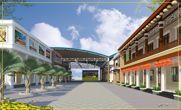 Un centre commercial des specialites vietnamiennes mis en chantier a An Giang hinh anh 1