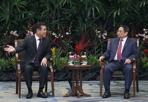 Le Premier ministre Pham Minh Chinh parle business a Singapour hinh anh 2