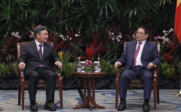 Le Premier ministre Pham Minh Chinh parle business a Singapour hinh anh 1