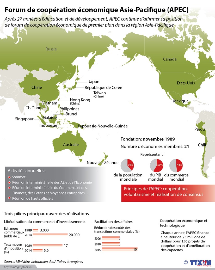 Forum de cooperation economique Asie-Pacifique en infographie hinh anh 1