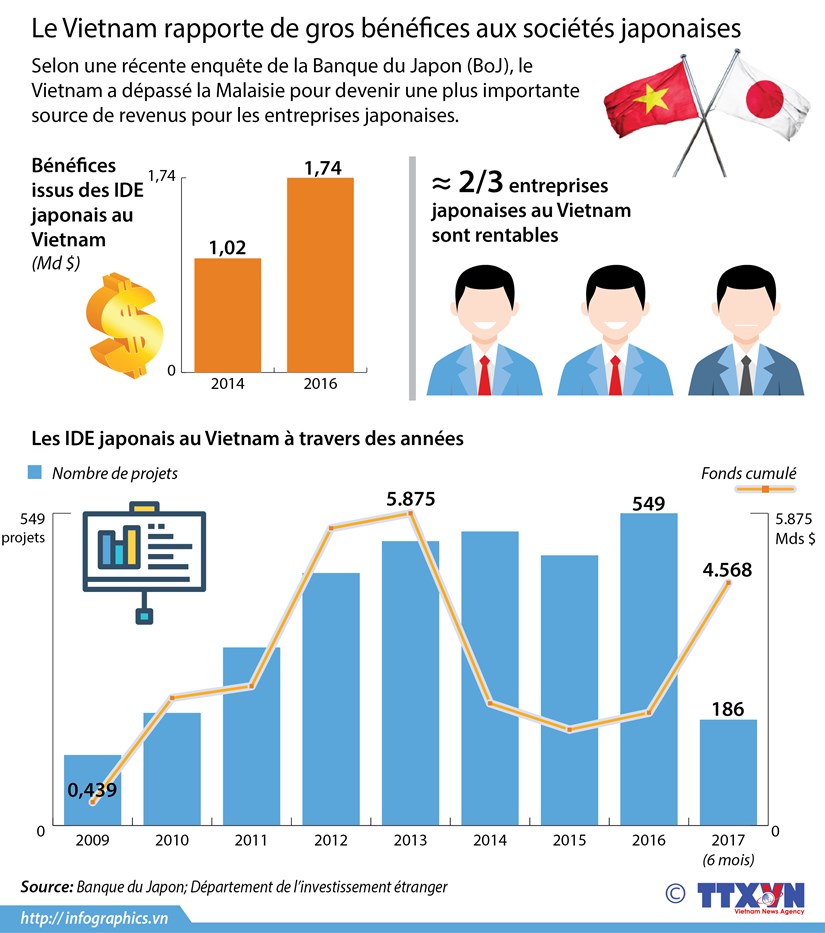 Le Vietnam rapporte de gros benefices aux societes japonaises hinh anh 1