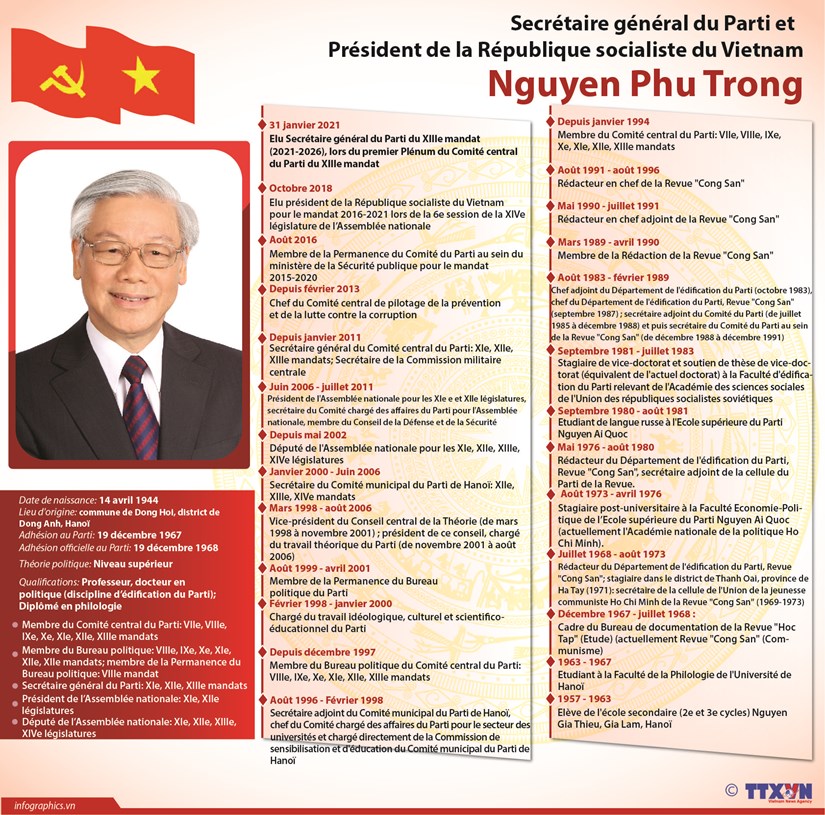Le secretaire general du PCV et president vietnamien Nguyen Phu Trong hinh anh 1
